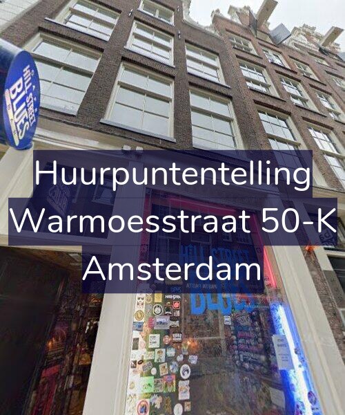 Foto gevel Huurpuntentelling voor Warmoesstraat 50-K, Amsterdam