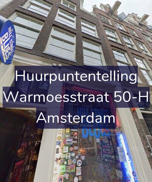 Foto gevel Huurpuntentelling voor Warmoesstraat 50-H, Amsterdam