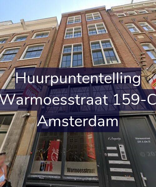 Foto gevel Huurpuntentelling voor Warmoesstraat 159-C, Amsterdam