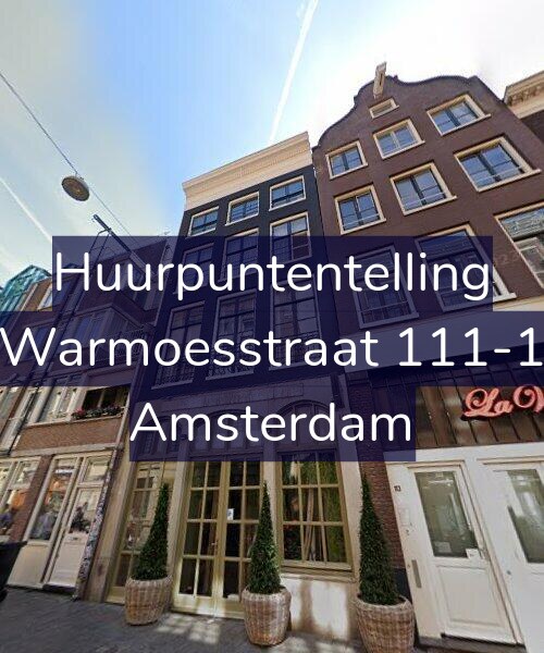 Foto gevel Huurpuntentelling voor Warmoesstraat 111-1, Amsterdam