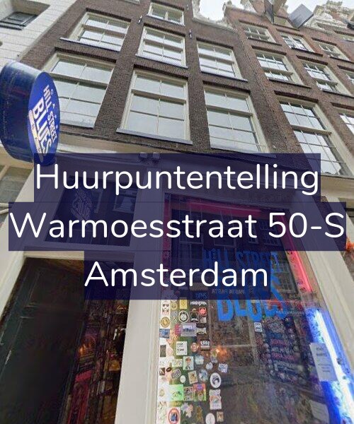 Foto gevel Huurpuntentelling voor Warmoesstraat 50-S, Amsterdam