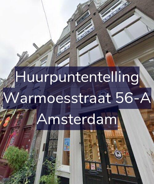 Foto gevel Huurpuntentelling voor Warmoesstraat 56-A, Amsterdam