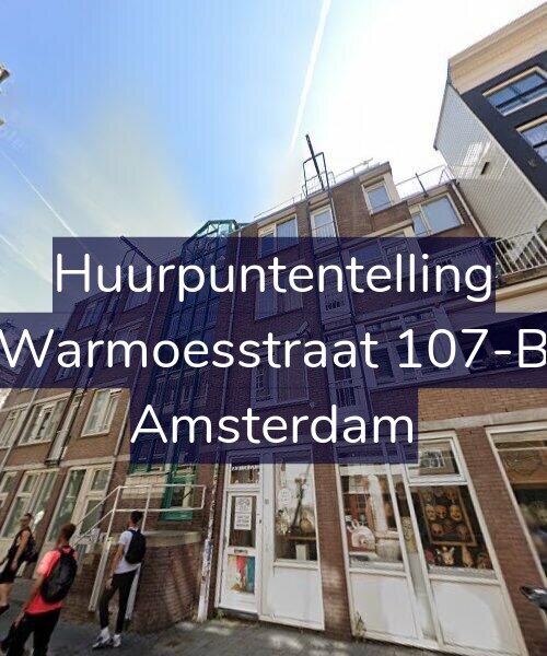 Foto gevel Huurpuntentelling voor Warmoesstraat 107-B, Amsterdam