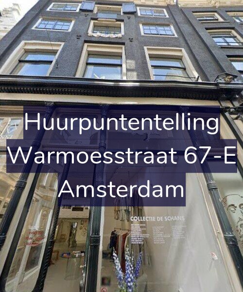 Foto gevel Huurpuntentelling voor Warmoesstraat 67-E, Amsterdam