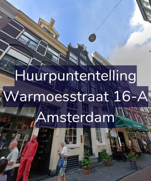 Foto gevel Huurpuntentelling voor Warmoesstraat 16-A, Amsterdam
