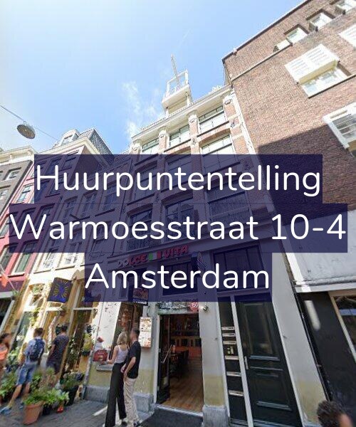 Foto gevel Huurpuntentelling voor Warmoesstraat 10-4, Amsterdam