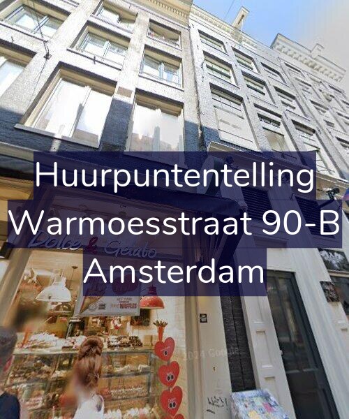 Foto gevel Huurpuntentelling voor Warmoesstraat 90-B, Amsterdam