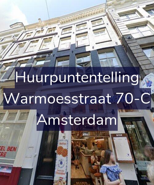 Foto gevel Huurpuntentelling voor Warmoesstraat 70-C, Amsterdam
