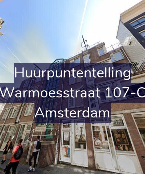 Foto gevel Huurpuntentelling voor Warmoesstraat 107-C, Amsterdam