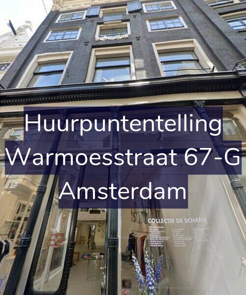 Foto gevel Huurpuntentelling voor Warmoesstraat 67-G, Amsterdam