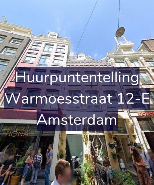 Foto gevel Huurpuntentelling voor Warmoesstraat 12-E, Amsterdam