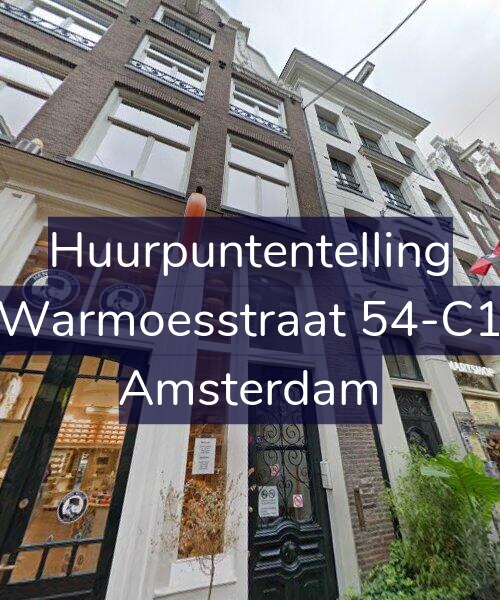 Foto gevel Huurpuntentelling voor Warmoesstraat 54-C1, Amsterdam