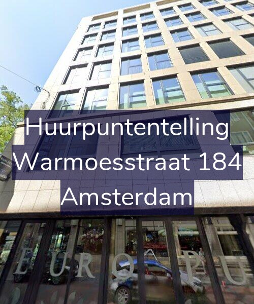 Foto gevel Huurpuntentelling voor Warmoesstraat 184, Amsterdam