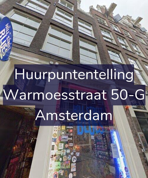 Foto gevel Huurpuntentelling voor Warmoesstraat 50-G, Amsterdam