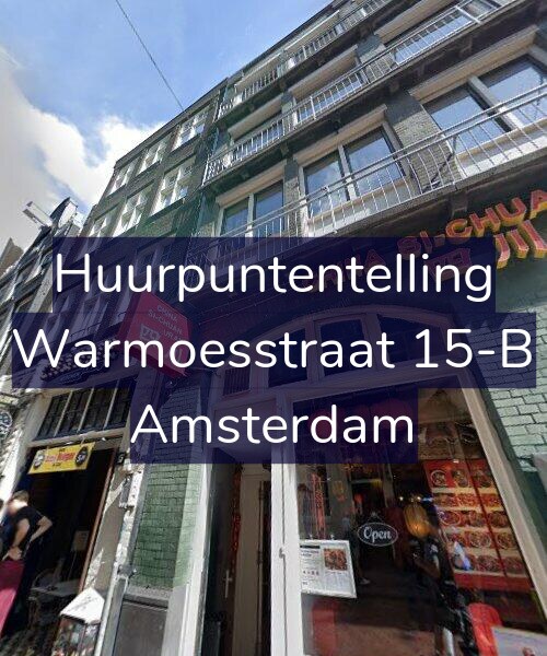 Foto gevel Huurpuntentelling voor Warmoesstraat 15-B, Amsterdam