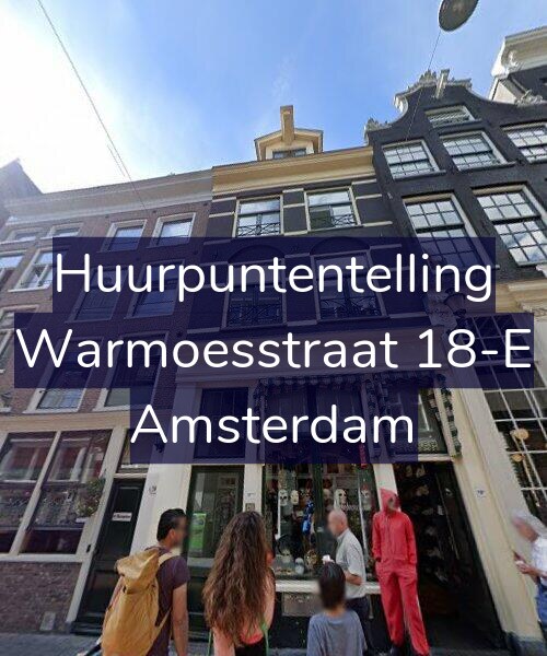 Foto gevel Huurpuntentelling voor Warmoesstraat 18-E, Amsterdam