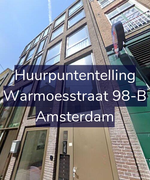 Foto gevel Huurpuntentelling voor Warmoesstraat 98-B, Amsterdam