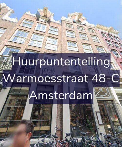 Foto gevel Huurpuntentelling voor Warmoesstraat 48-C, Amsterdam