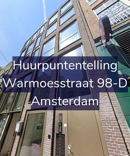Foto gevel Huurpuntentelling voor Warmoesstraat 98-D, Amsterdam