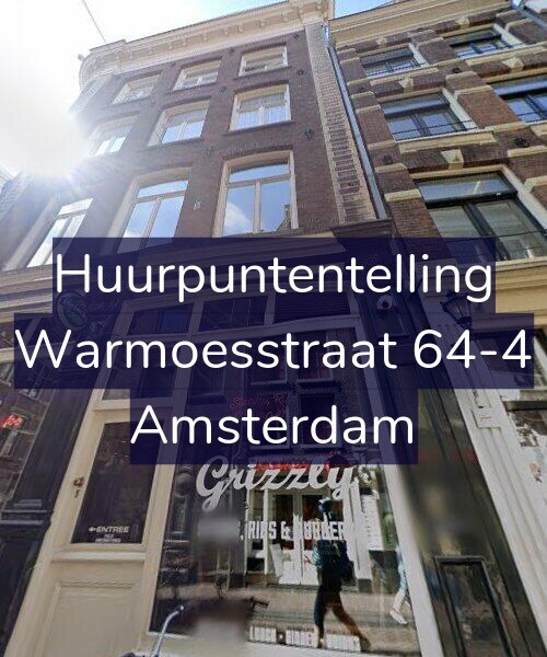 Foto gevel Huurpuntentelling voor Warmoesstraat 64-4, Amsterdam