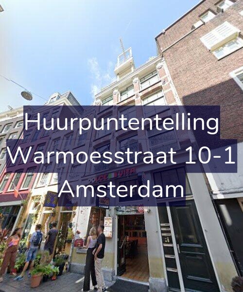 Foto gevel Huurpuntentelling voor Warmoesstraat 10-1, Amsterdam