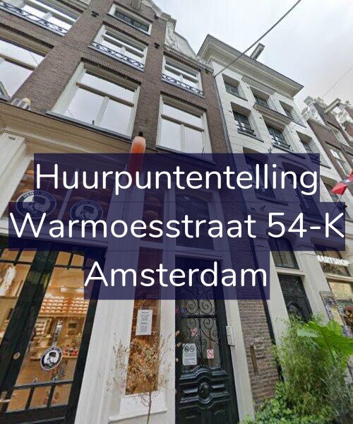 Foto gevel Huurpuntentelling voor Warmoesstraat 54-K, Amsterdam