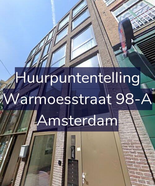 Foto gevel Huurpuntentelling voor Warmoesstraat 98-A, Amsterdam