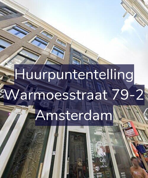 Foto gevel Huurpuntentelling voor Warmoesstraat 79-2, Amsterdam