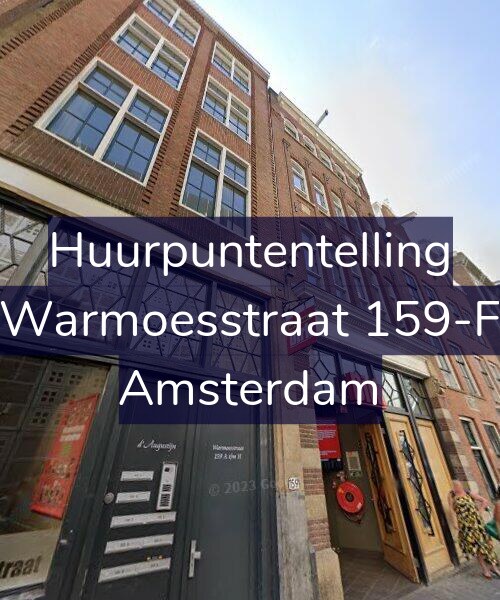 Foto gevel Huurpuntentelling voor Warmoesstraat 159-F, Amsterdam