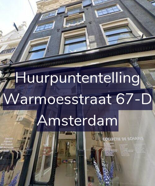 Foto gevel Huurpuntentelling voor Warmoesstraat 67-D, Amsterdam