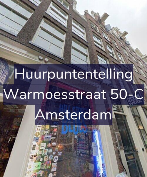 Foto gevel Huurpuntentelling voor Warmoesstraat 50-C, Amsterdam