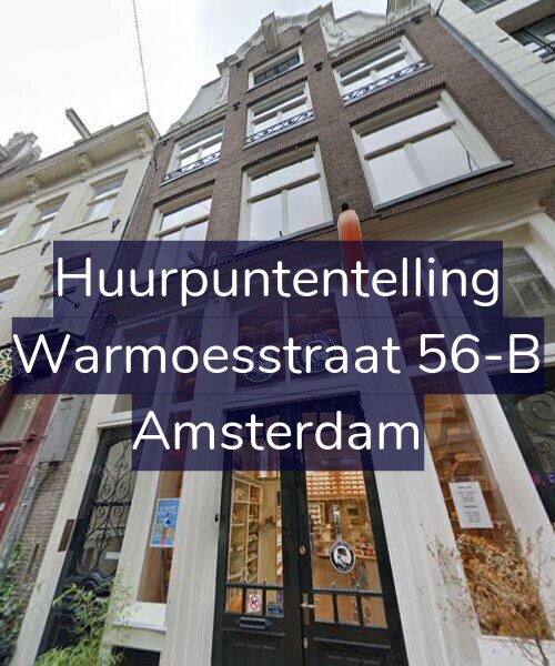 Foto gevel Huurpuntentelling voor Warmoesstraat 56-B, Amsterdam