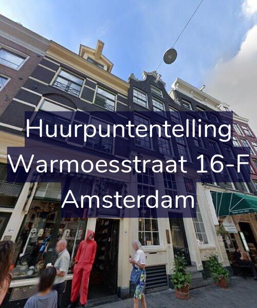 Foto gevel Huurpuntentelling voor Warmoesstraat 16-F, Amsterdam