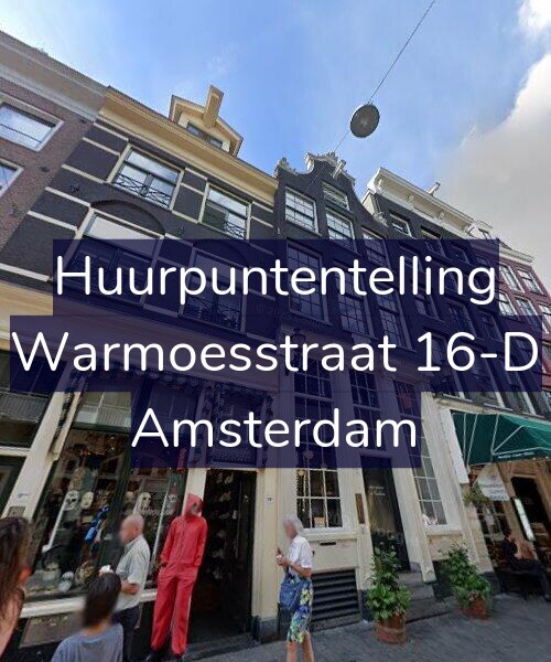 Foto gevel Huurpuntentelling voor Warmoesstraat 16-D, Amsterdam