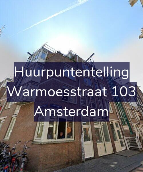 Foto gevel Huurpuntentelling voor Warmoesstraat 103, Amsterdam