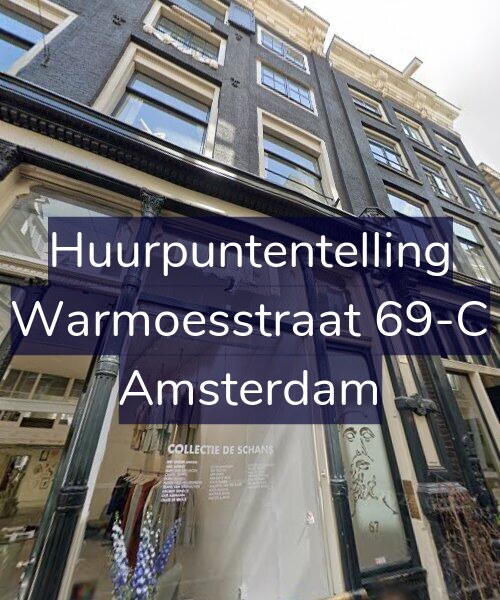 Foto gevel Huurpuntentelling voor Warmoesstraat 69-C, Amsterdam