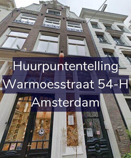 Foto gevel Huurpuntentelling voor Warmoesstraat 54-H, Amsterdam