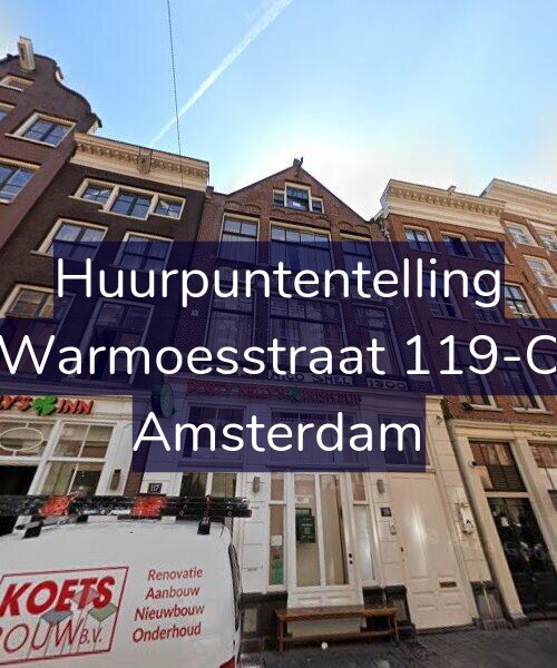 Foto gevel Huurpuntentelling voor Warmoesstraat 119-C, Amsterdam