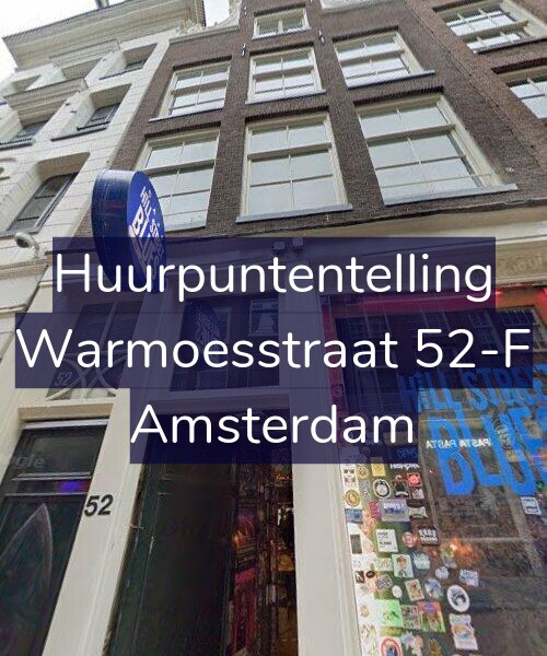 Foto gevel Huurpuntentelling voor Warmoesstraat 52-F, Amsterdam