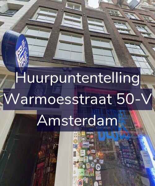 Foto gevel Huurpuntentelling voor Warmoesstraat 50-V, Amsterdam