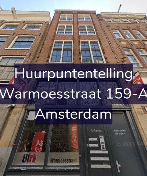 Foto gevel Huurpuntentelling voor Warmoesstraat 159-A, Amsterdam
