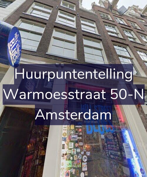 Foto gevel Huurpuntentelling voor Warmoesstraat 50-N, Amsterdam