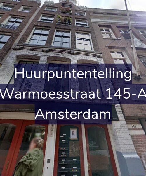 Foto gevel Huurpuntentelling voor Warmoesstraat 145-A, Amsterdam