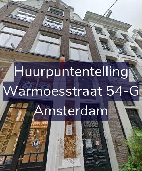 Foto gevel Huurpuntentelling voor Warmoesstraat 54-G, Amsterdam