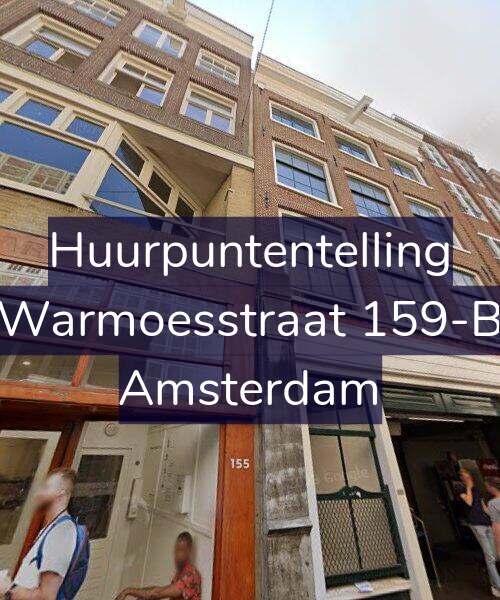 Foto gevel Huurpuntentelling voor Warmoesstraat 159-B, Amsterdam