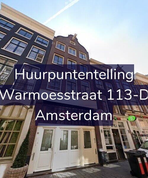 Foto gevel Huurpuntentelling voor Warmoesstraat 113-D, Amsterdam