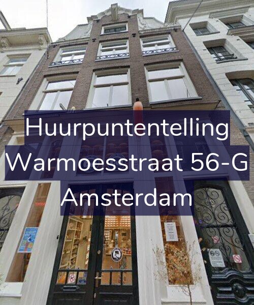 Foto gevel Huurpuntentelling voor Warmoesstraat 56-G, Amsterdam