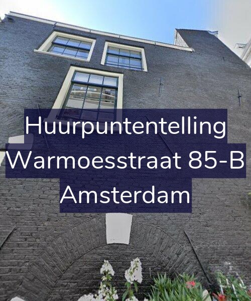 Foto gevel Huurpuntentelling voor Warmoesstraat 85-B, Amsterdam
