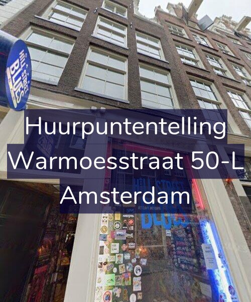 Foto gevel Huurpuntentelling voor Warmoesstraat 50-L, Amsterdam