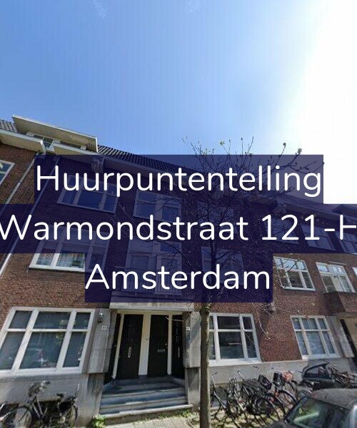 Foto gevel Huurpuntentelling voor Warmondstraat 121-H, Amsterdam